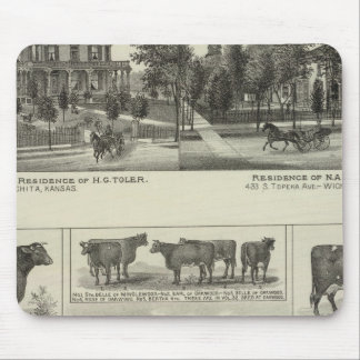 Alfombrilla De Ratón Residences and Stock Farm, Wichita, Kansas