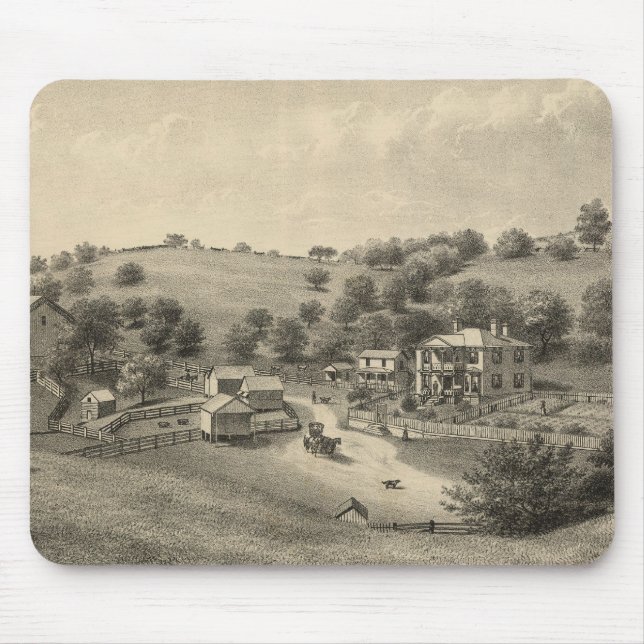 Alfombrilla De Ratón Residencia de Fauver (Frente)