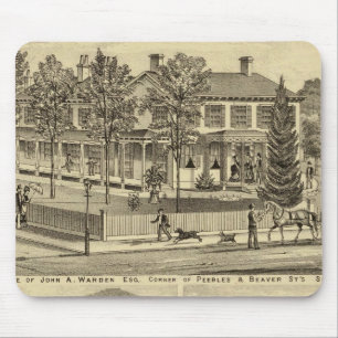 Alfombrilla De Ratón Residencia de John A Warden Sewickley