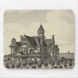 Alfombrilla De Ratón Residencia de John D Knox, Topeka, Kansas