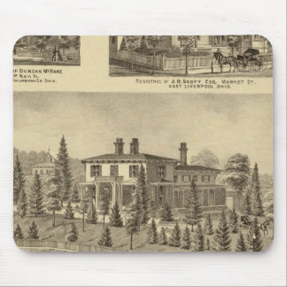 Alfombrilla De Ratón Residencia de William Reed , Sewickley