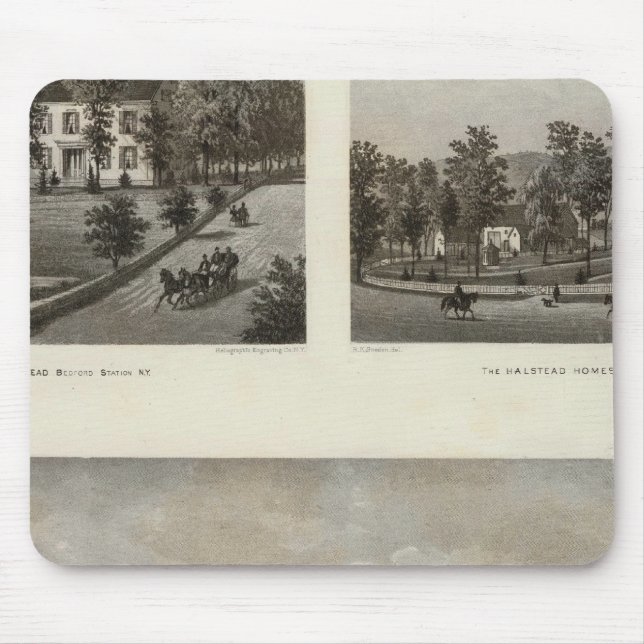 Alfombrilla De Ratón Residencias de Libby, Halstead (Frente)