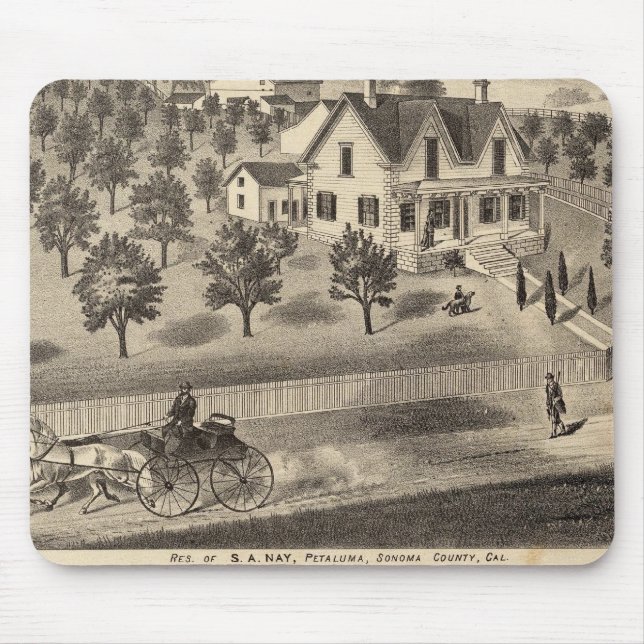 Alfombrilla De Ratón Residencias de SA Nay y DM Winans (Frente)