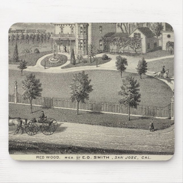 Alfombrilla De Ratón Residencias de Smith, Evans (Frente)