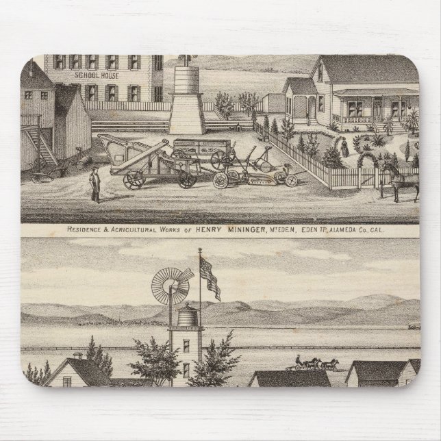 Alfombrilla De Ratón Residencias Mininger, Dennis y HausInfantil (Frente)