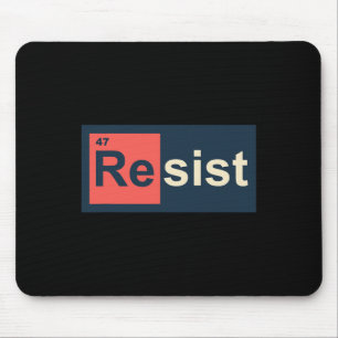 Alfombrilla De Ratón Resist 47 Tabla periódica Anti Trump
