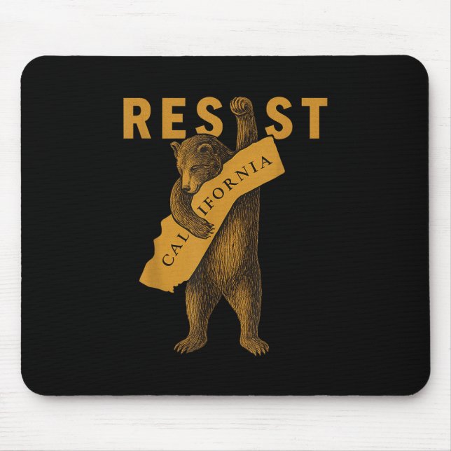 Alfombrilla De Ratón Resist California Bear  (Frente)