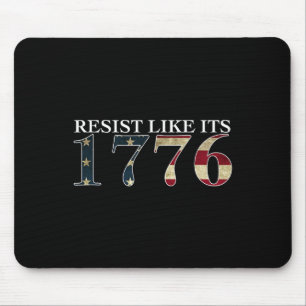 Alfombrilla De Ratón Resista Como Su 1776 - Verdaderos Patriotas - Vint