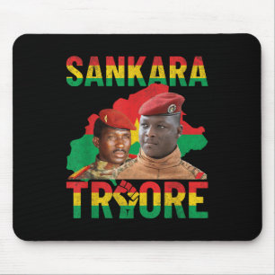 Alfombrilla De Ratón Resistencia africana Thomas Sankara Burkina Faso I
