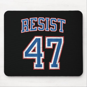 Alfombrilla De Ratón Resistir a Trump 47, problemas políticos retro