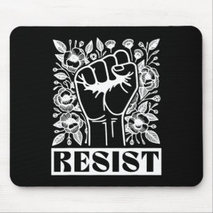 Alfombrilla De Ratón Resistir al activismo político Anti Trump