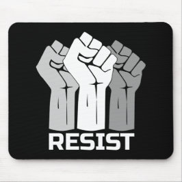 Alfombrilla De Ratón Resistir con puño - en blanco 0002 mouse pad