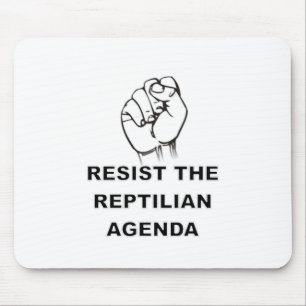 Alfombrilla De Ratón Resistir la Agenda Reptiliana