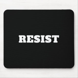 Alfombrilla De Ratón Resistirse. Anti Trump, resista contra Donald Trum