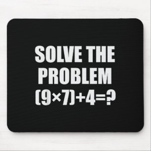 Alfombrilla De Ratón Resolver El Problema Divertido 67 Meme Brainrot Pr