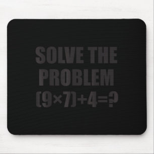 Alfombrilla De Ratón Resolver El Problema Divertido 67 Meme Brainrot Pr