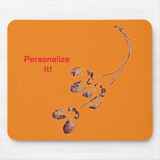 Alfombrilla De Ratón Respaldo directo de la hoja Naturaleza Impresiones (Frente)