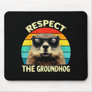 Alfombrilla De Ratón Respetar al amante del roedor vintage animal suelo