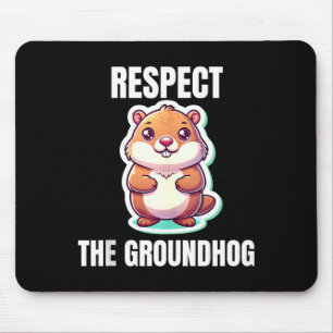 Alfombrilla De Ratón Respetar al Susurrador de Marmota Divertido Tanque