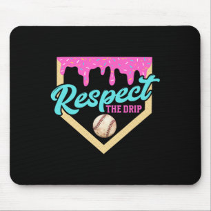 Alfombrilla De Ratón Respetar El Goteo Bysebyll Home Plate Helado Gotea