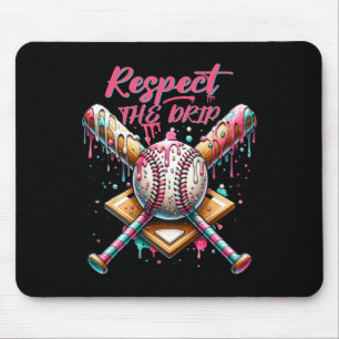 Alfombrilla De Ratón Respetar el goteo Bysebyll Home Plate Helado Goteo