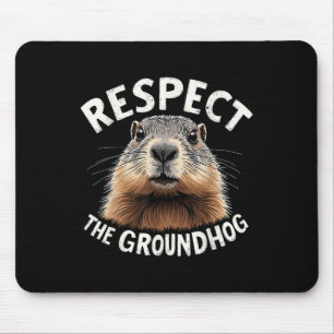 Alfombrilla De Ratón Respeto A La Celebración Del Día De La Groundhog C