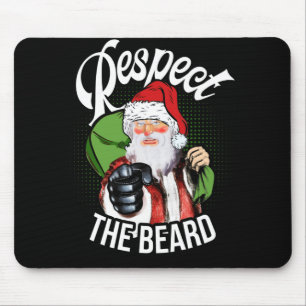 Alfombrilla De Ratón Respeto A Los Divertidos Navidades De La Barba De