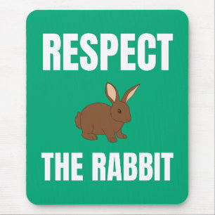 Alfombrilla De Ratón Respeto Al Conejo