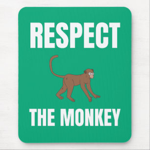 Alfombrilla De Ratón Respeto al mono