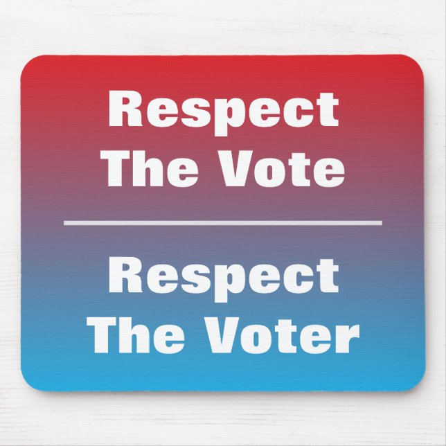 Alfombrilla De Ratón Respeto al voto y al votante (Frente)