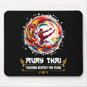 Alfombrilla De Ratón Respeto Muay Thai MMA Kickboxing Boxeo Tailandés