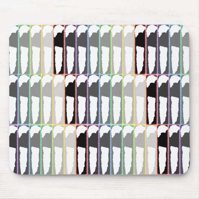 Alfombrilla De Ratón Resplandor artístico Mousepad de Raquel Alexandra (Frente)