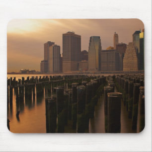 Alfombrilla De Ratón Resplandor de la puesta del sol durante los cielos