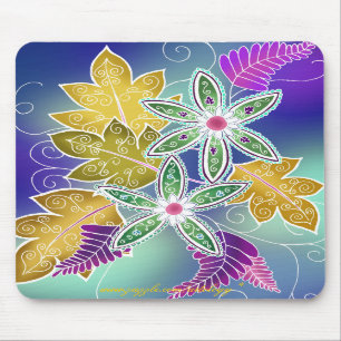 Alfombrilla De Ratón Resplandor Mousepad del otoño
