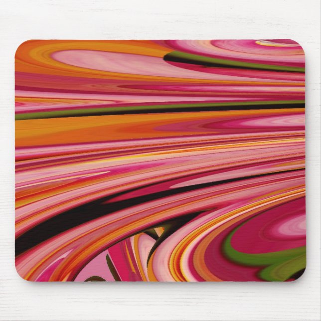 Alfombrilla De Ratón Resplandor Mousepad del rosa de Hanna (Frente)