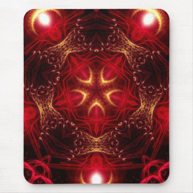 Alfombrilla De Ratón Restaro Fractal Geometru Fractal Art Mousepad (Frente)