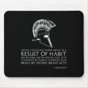 Alfombrilla De Ratón Resultado del hábito - Filosofía griega antigua - 