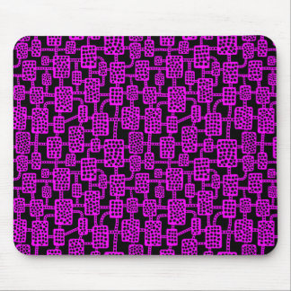 Alfombrilla De Ratón Resumen 041113 - Magenta en negro