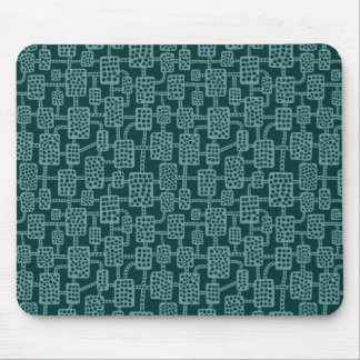 Alfombrilla De Ratón Resumen 041113 - Verde oceánico en verde oscuro