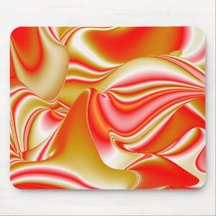 Alfombrilla De Ratón Resumen de amor y oro en 3D Rainbowart