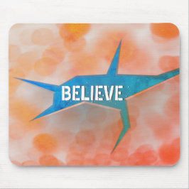 Alfombrilla De Ratón Resumen de la represión en el Naranja Bokeh