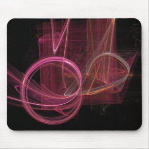 Alfombrilla De Ratón Resumen de llama fractal 01