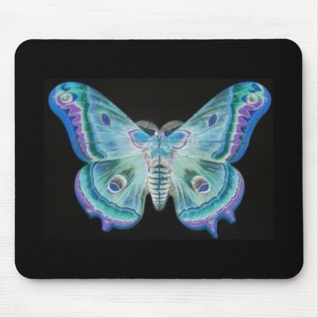 Alfombrilla De Ratón Resumen de Moth Mousepad (Frente)