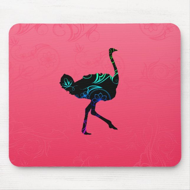 Alfombrilla De Ratón Resumen de Ostrich Mousepad (Frente)