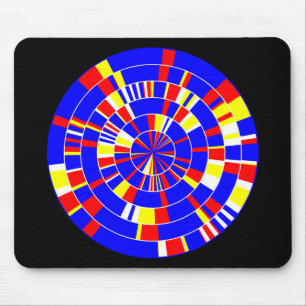 Alfombrilla De Ratón Resumen De Pi 08 - Sobre Negro