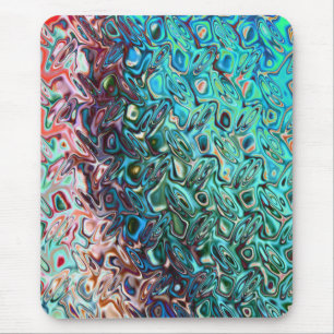 Alfombrilla De Ratón Resumen del gel azul líquido