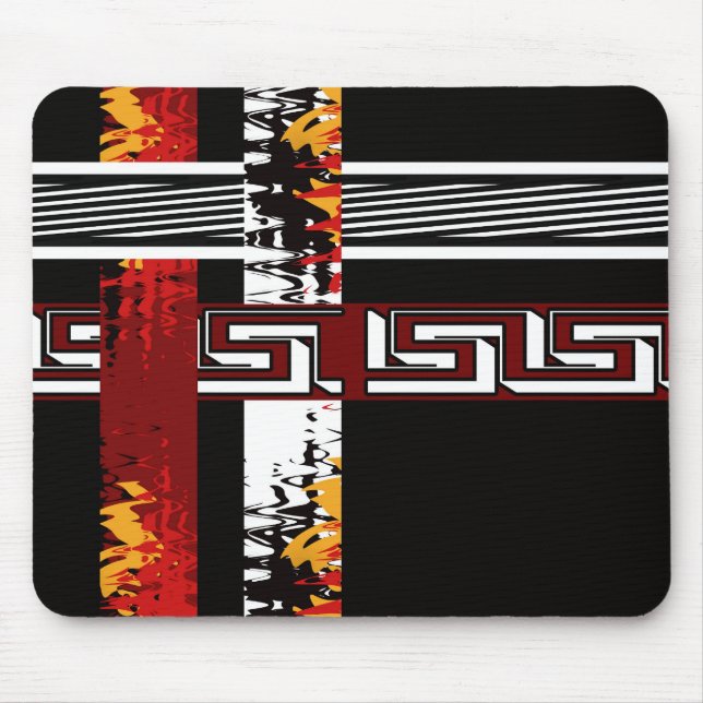 Alfombrilla De Ratón Resumen, étnico, creativo (Frente)