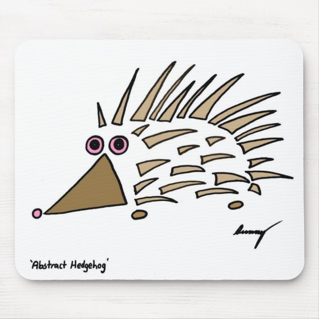 Alfombrilla De Ratón Resumen Hedgehog Mousepad (Frente)
