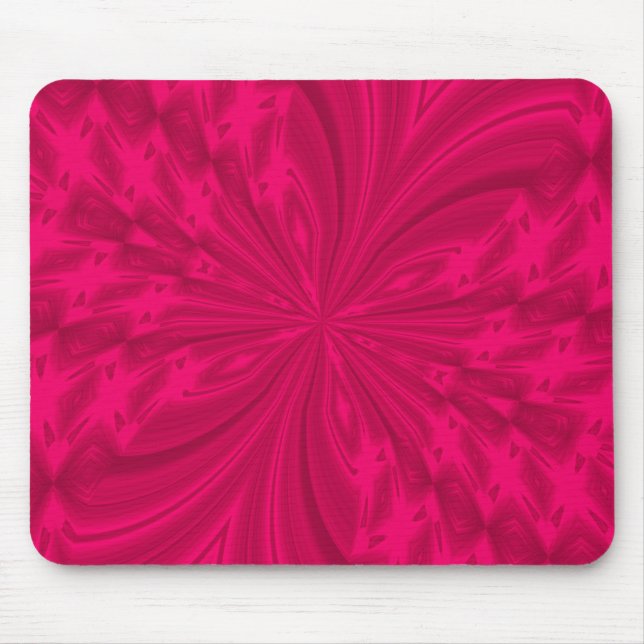 Alfombrilla De Ratón Resumen mariposa Raspberry Pink MOUSEPAD (Frente)
