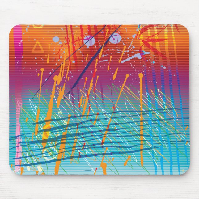 Alfombrilla De Ratón Resumen moderno-3 Mousepad (Frente)